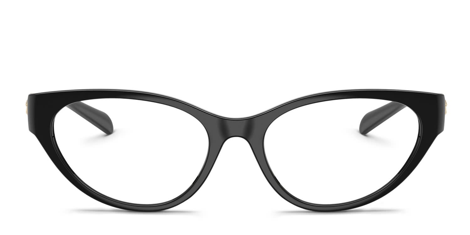 Versace VE3286 Shiny Black Eyeglasses | Includes FREE Rx Lenses display picture 2