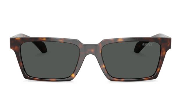 Versace VE4490U tortoise frame with dark grey lenses. Lenses  display picture 3
