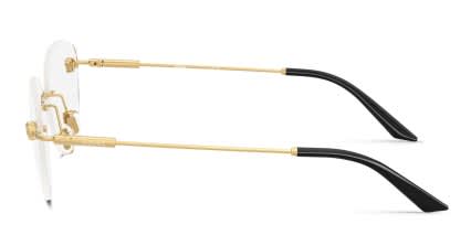 Versace VE1305 Gold glasses - Gold - Side View