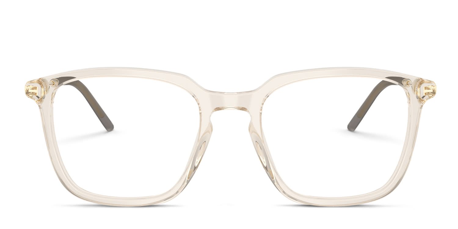 Moncler ME2012 Beige glasses - Beige - Frontal View