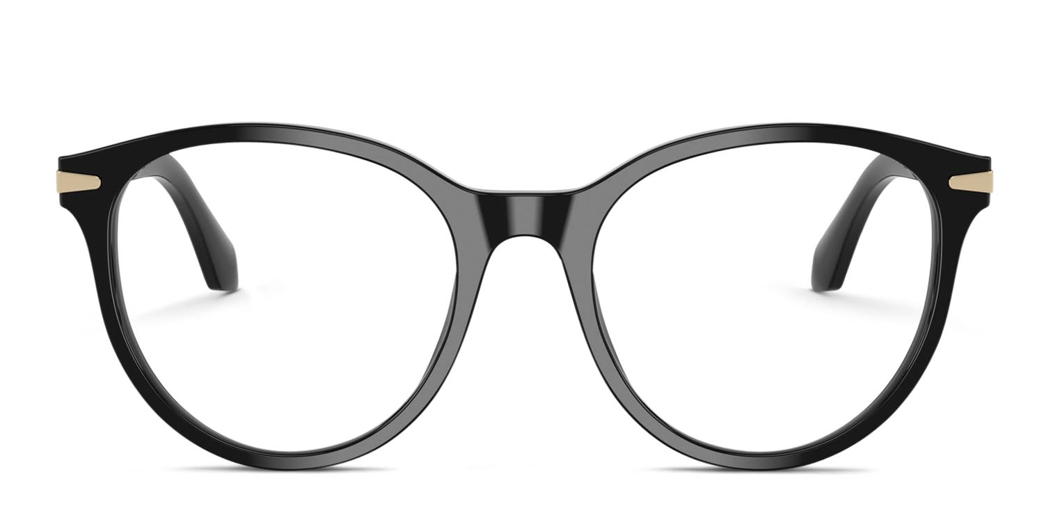 Saint Laurent SL130 Combi Black/Silver Eyeglasses | Includes FREE