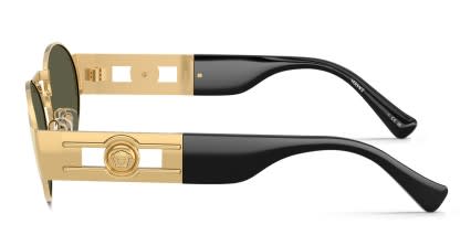 Versace VE2264 Gold, Green, Silver glasses - Gold / Green / Silver - Side View