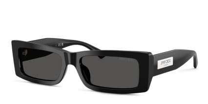 Jimmy Choo JC5040U Black, Gray glasses - Black / Gray - Angle View