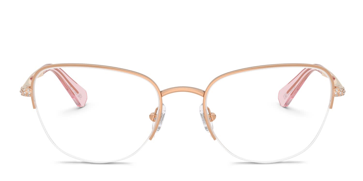 Swarovski SK1023 Pink, Gold glasses - Pink / Gold - Frontal View