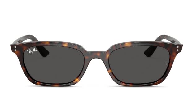 レイリー Ray-Ban RB4456 Zaya tortoise frame with dark grey lenses. Lenses