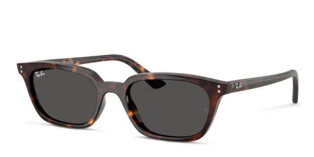 レイ Ray-Ban RB4456 Zaya tortoise frame with dark grey lenses. Lenses