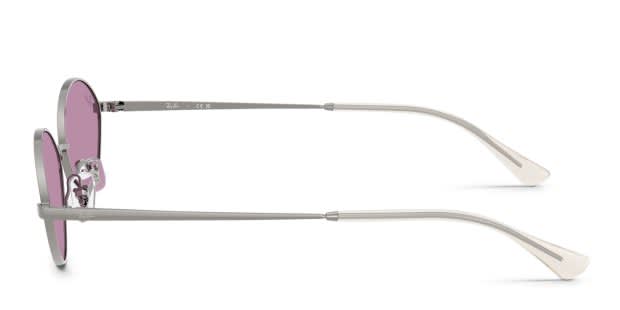 Ray-Ban RB3757 Kai gunmetal frame with dark violet lenses. Lenses