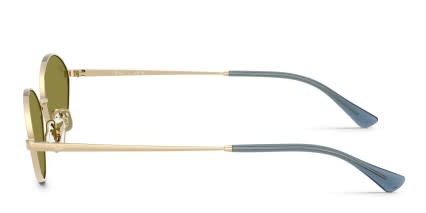 Ray-Ban RB3757 Kai Gold, Green glasses - Gold / Green - Side View