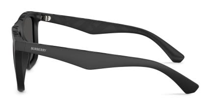 Burberry BE4458U Black, Gray glasses - Black / Gray - Side View