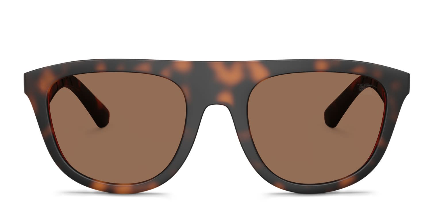 Burberry BE4459U Tortoise, Brown glasses - Tortoise / Brown - Frontal View