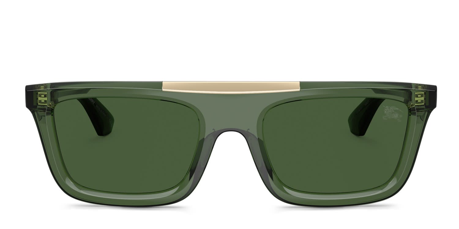 Burberry BE4394 Hayden Green Prescription Sunglasses - 50% Off Lenses