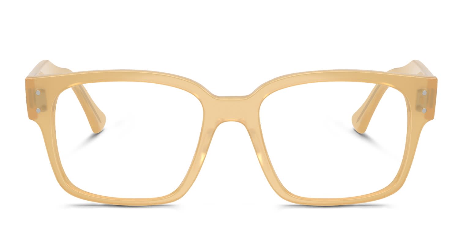 Ray-Ban RX7256 Laurene Yellow glasses - Yellow - Frontal View