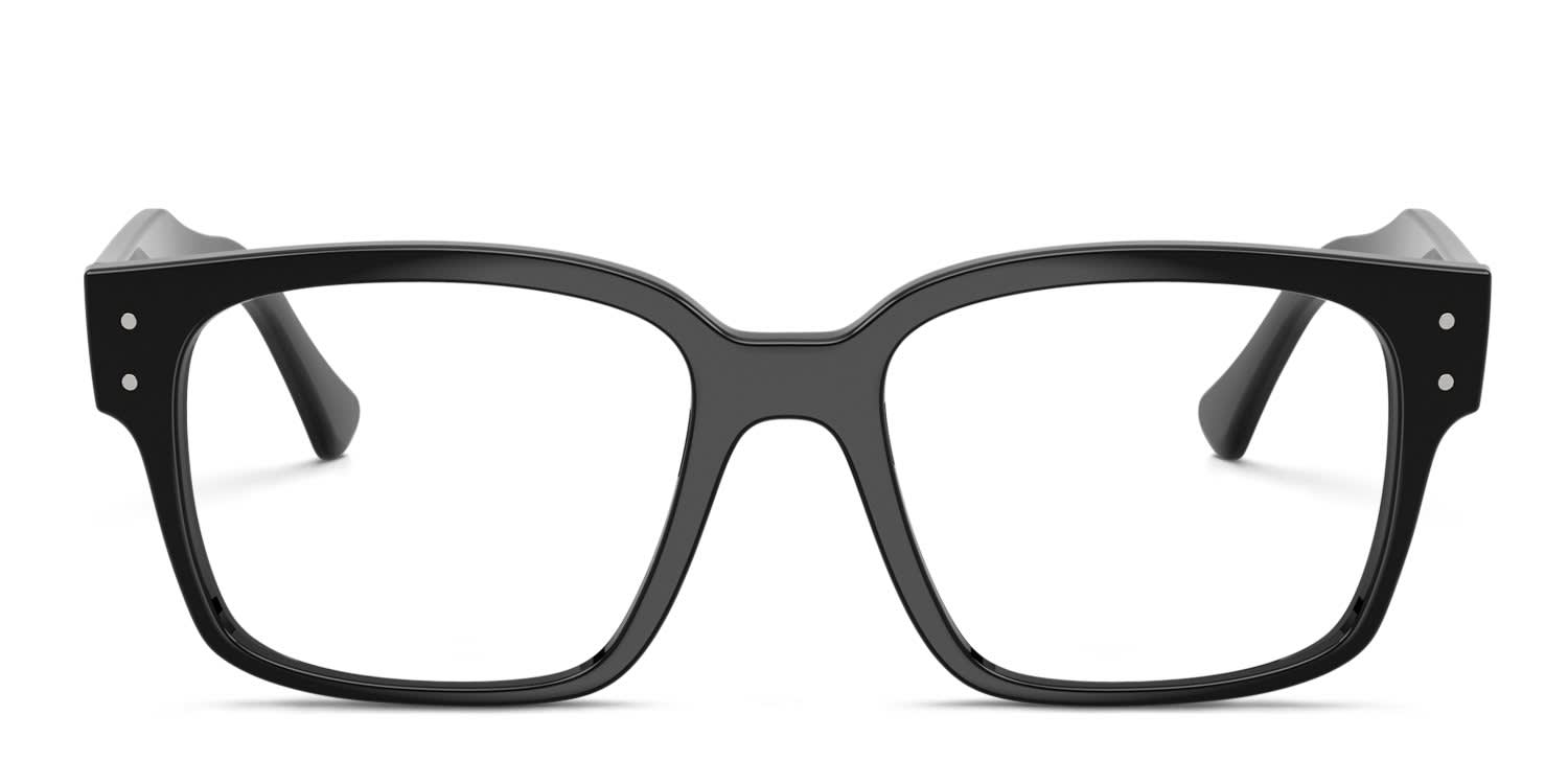 Ray-Ban RX7256 Shiny Black glasses - Shiny Black - Frontal View