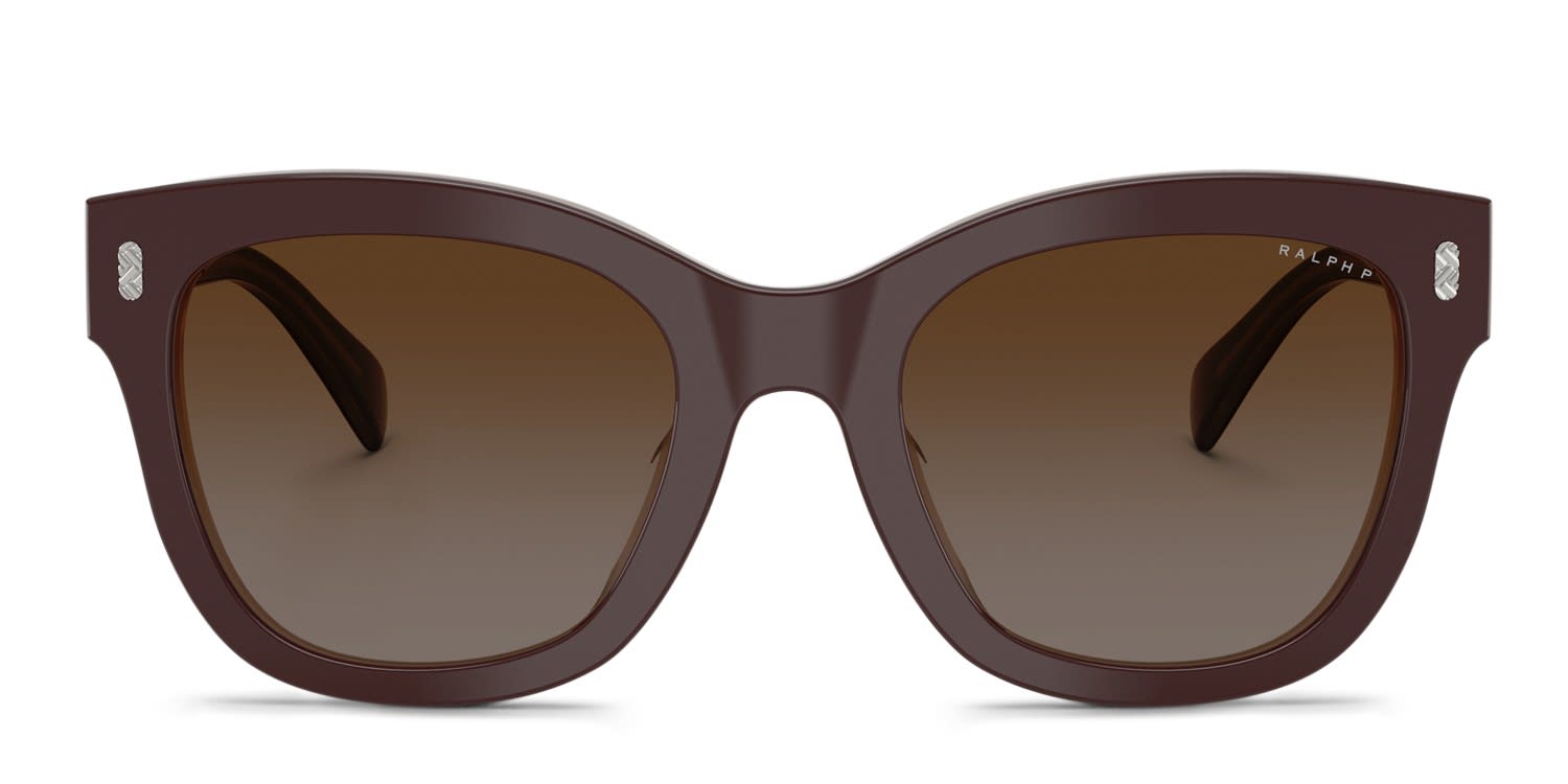 Ralph Lauren RA5301U White, Brown glasses - Brown - Frontal View