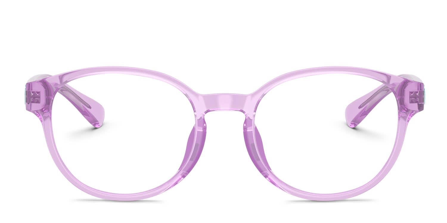 Polo Ralph Lauren PP8550U Clear, Purple glasses - Clear / Purple - Frontal View