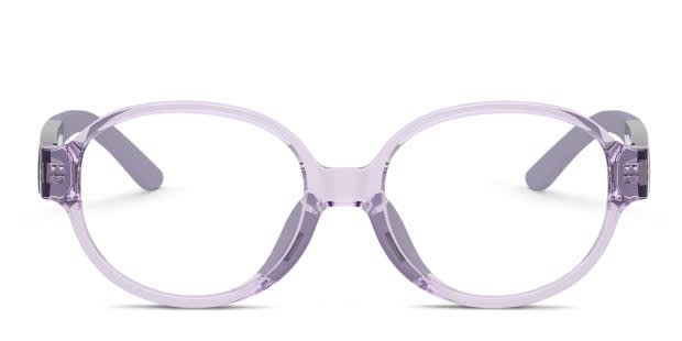 Polo Ralph Lauren PP8552U Kids Purple, Clear Prescription Eyeglasses