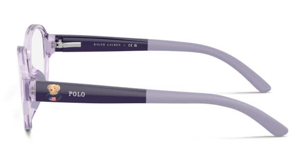 Polo Ralph Lauren PP8552U Kids Purple, Clear Prescription Eyeglasses