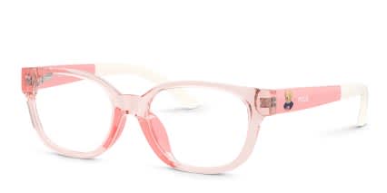 Polo Ralph Lauren PP8551U Clear, Pink glasses - Clear / Pink - Angle View
