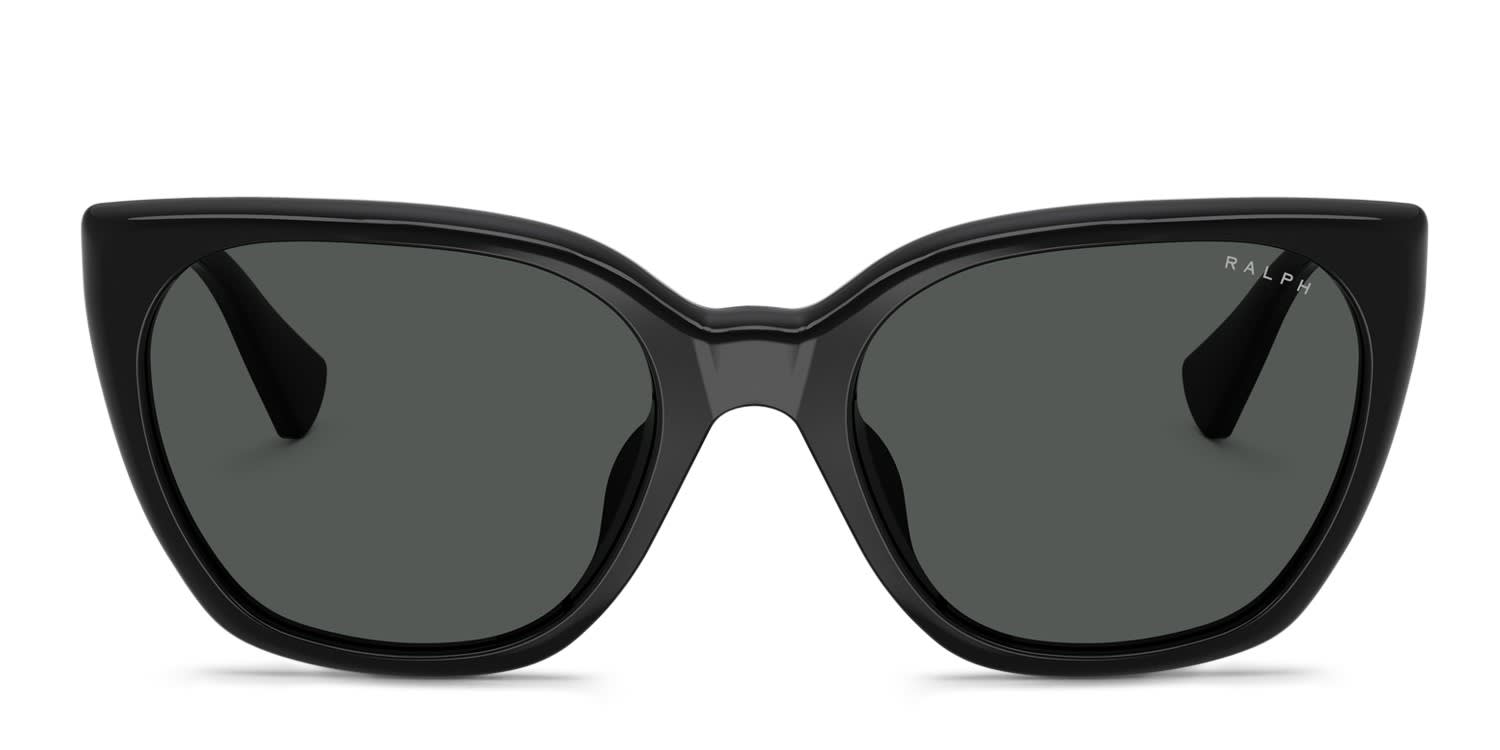 Adam Selman x Le Specs The Last Lolita Shiny Black Sunglasses