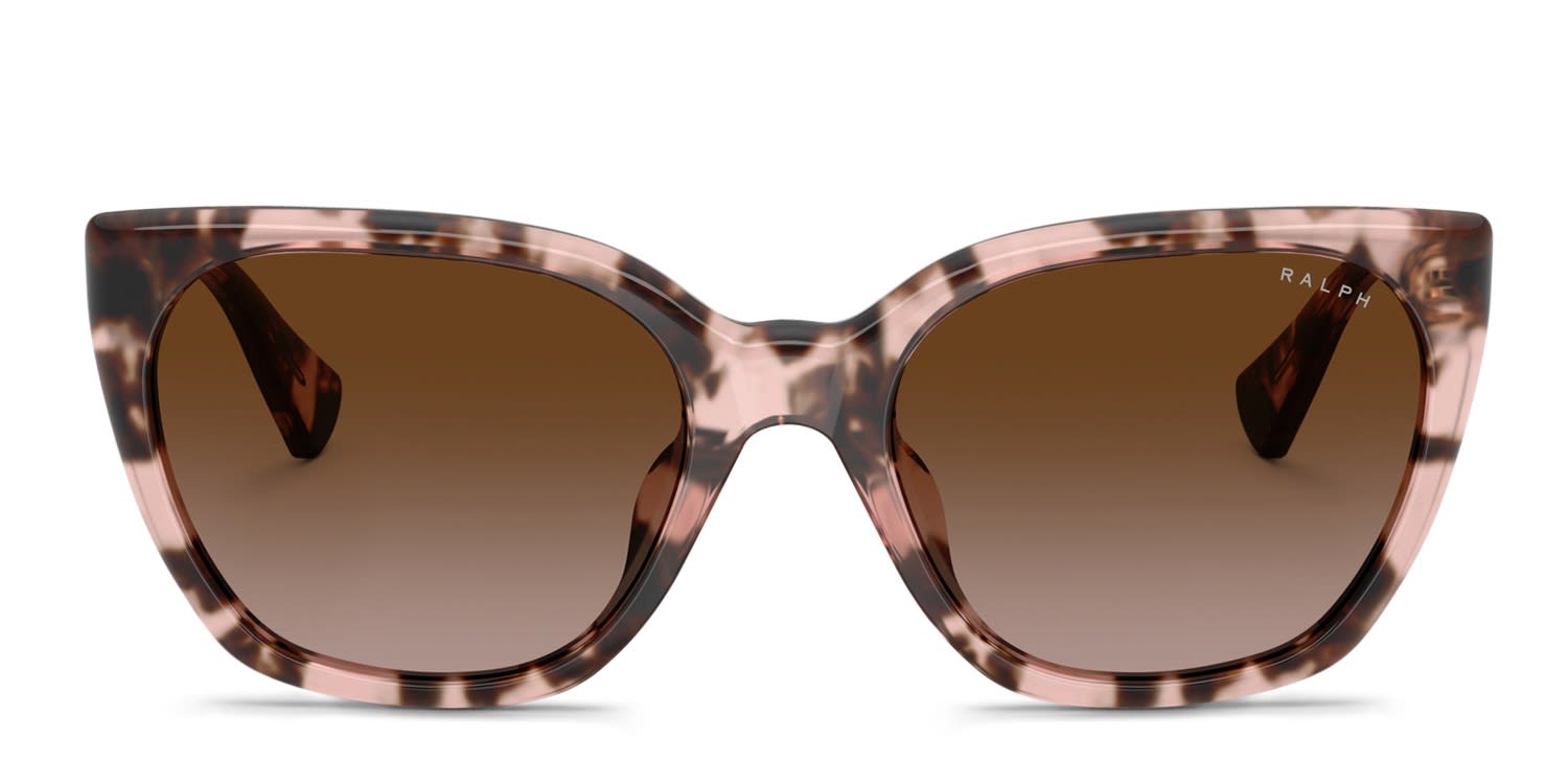 Ray-Ban RB2204 tortoise frame with clear gradient brown