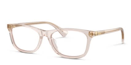 Ralph Lauren RA7179U Beige, Clear glasses - Beige / Clear - Angle View