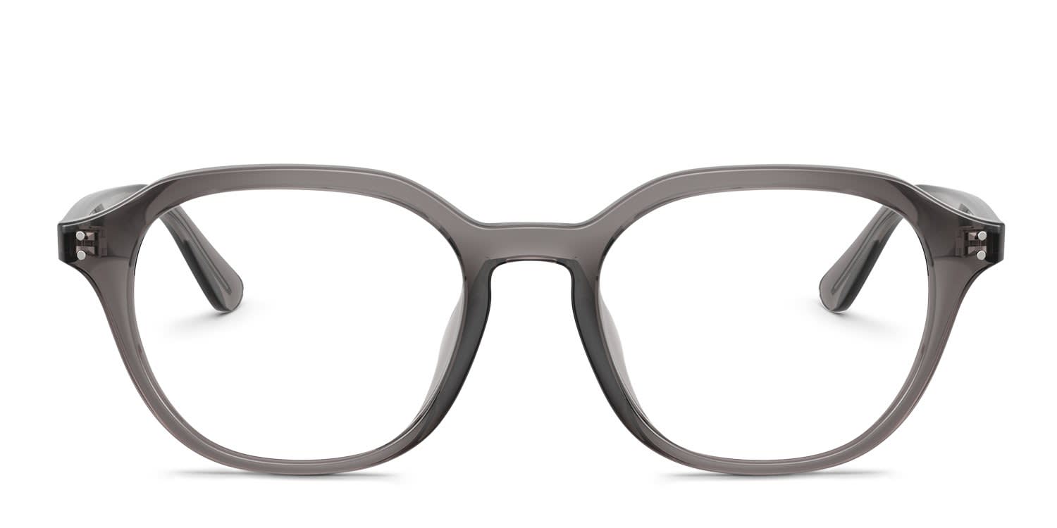 B@BY CLEAR BLACK CHROME Ver. 100％&400％ Pentax F9800 w/Breeze Catchers Gray/Clear Eyeglasses | Includes