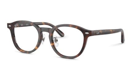 Ray-Ban RX5443D Tortoise glasses - Tortoise - Angle View