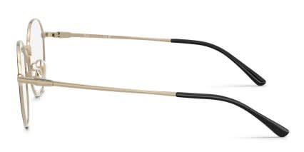 Ray-Ban RX8778D Black, Gold glasses - Black / Gold - Side View