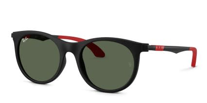 Ray-Ban RJ9082S Kids Matte Black glasses - Matte Black - Angle View