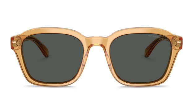 Emporio Armani EA4245U clear , yellow frame with dark grey  display picture 3