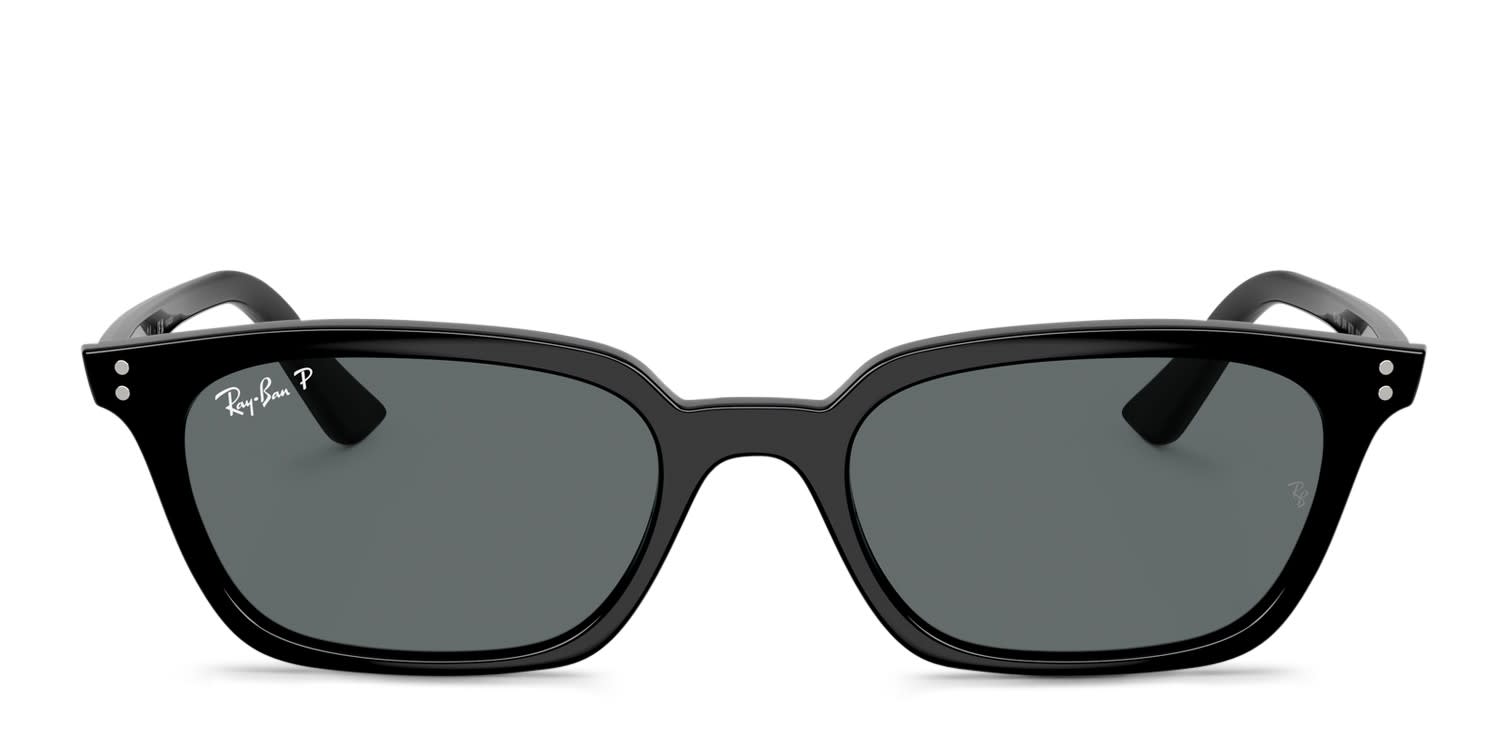 美品　POLO RALPH LAUREN Polo Ralph Lauren PH4191U Shiny Black Prescription Sunglasses - 50