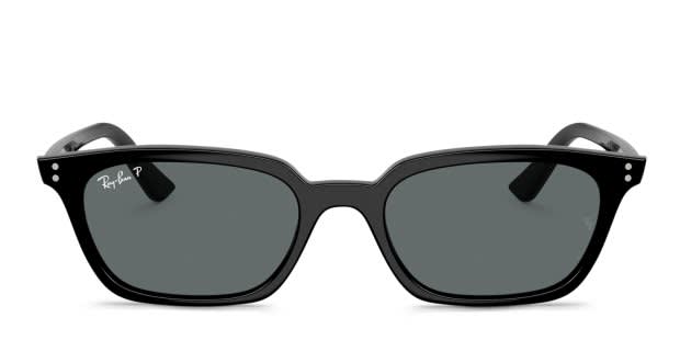 【れい】 Ray-Ban RB4456 Zaya black frame with dark grey polarized lenses