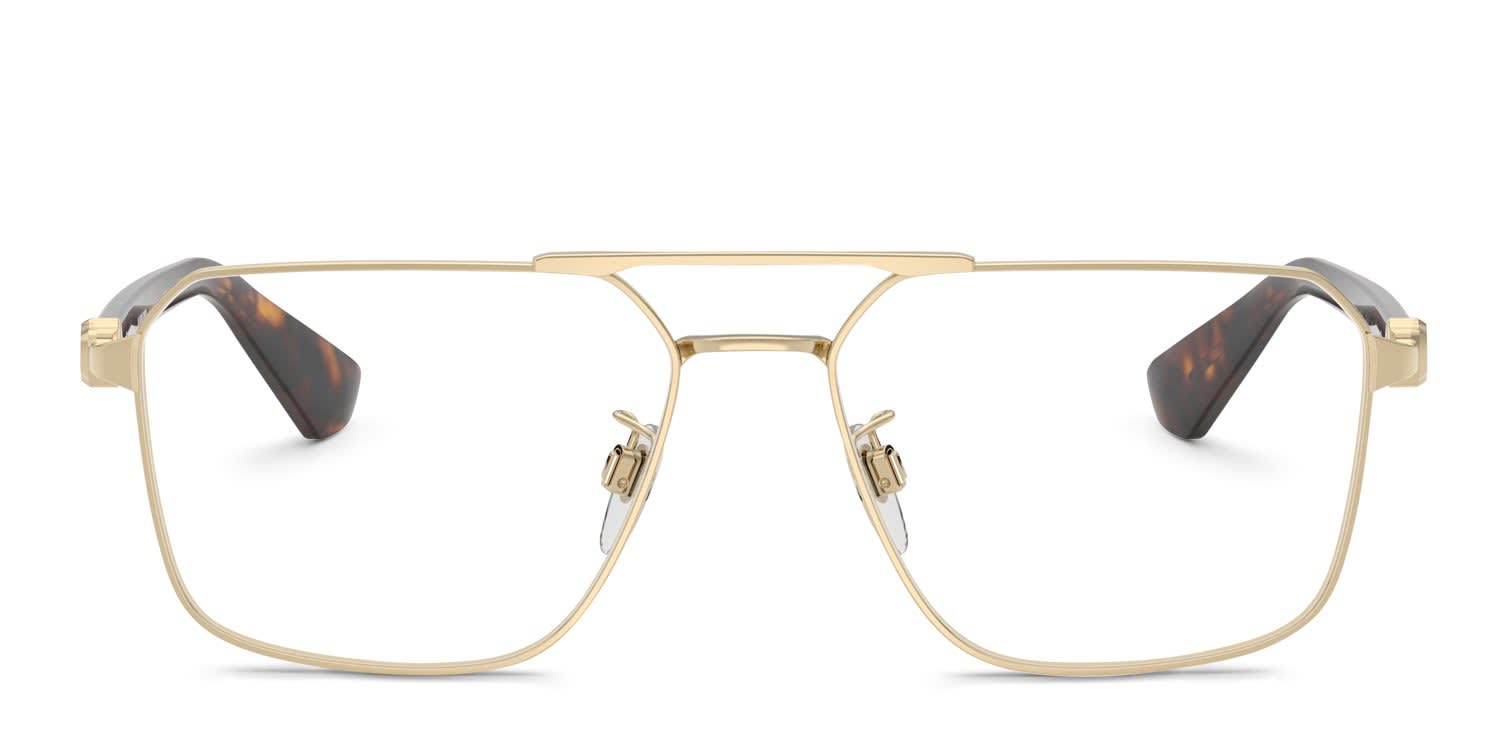 Burberry BE1395D Gold glasses - Gold - Frontal View