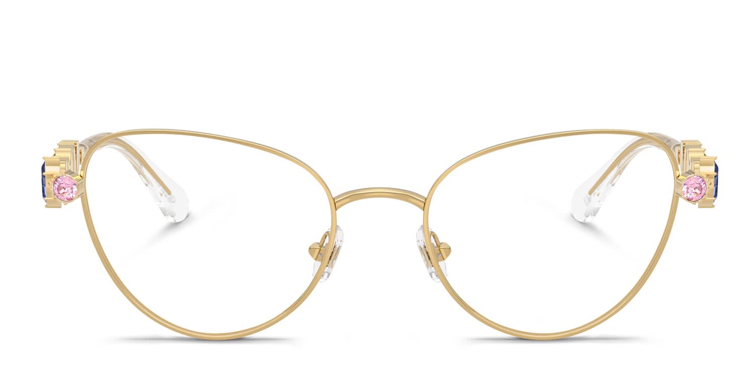 熱販売 Versace VE1248B Eyeglasses Prescription Gold サングラス+メガネ