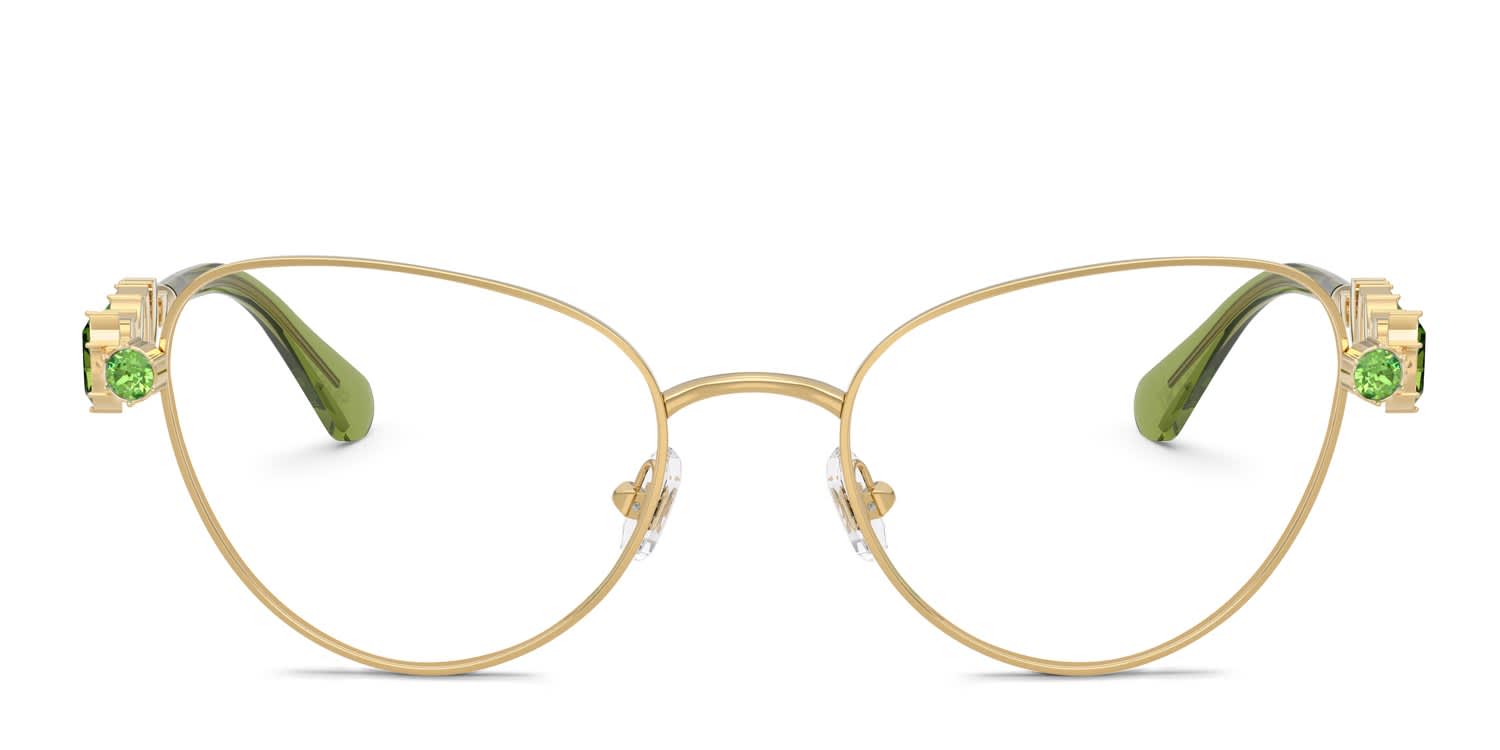 Swarovski SK1024 Gold glasses - Gold - Frontal View