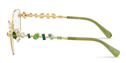 Swarovski SK1024 Gold glasses - Gold - Side View