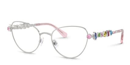 Swarovski SK1024 Silver glasses - Silver - Angle View
