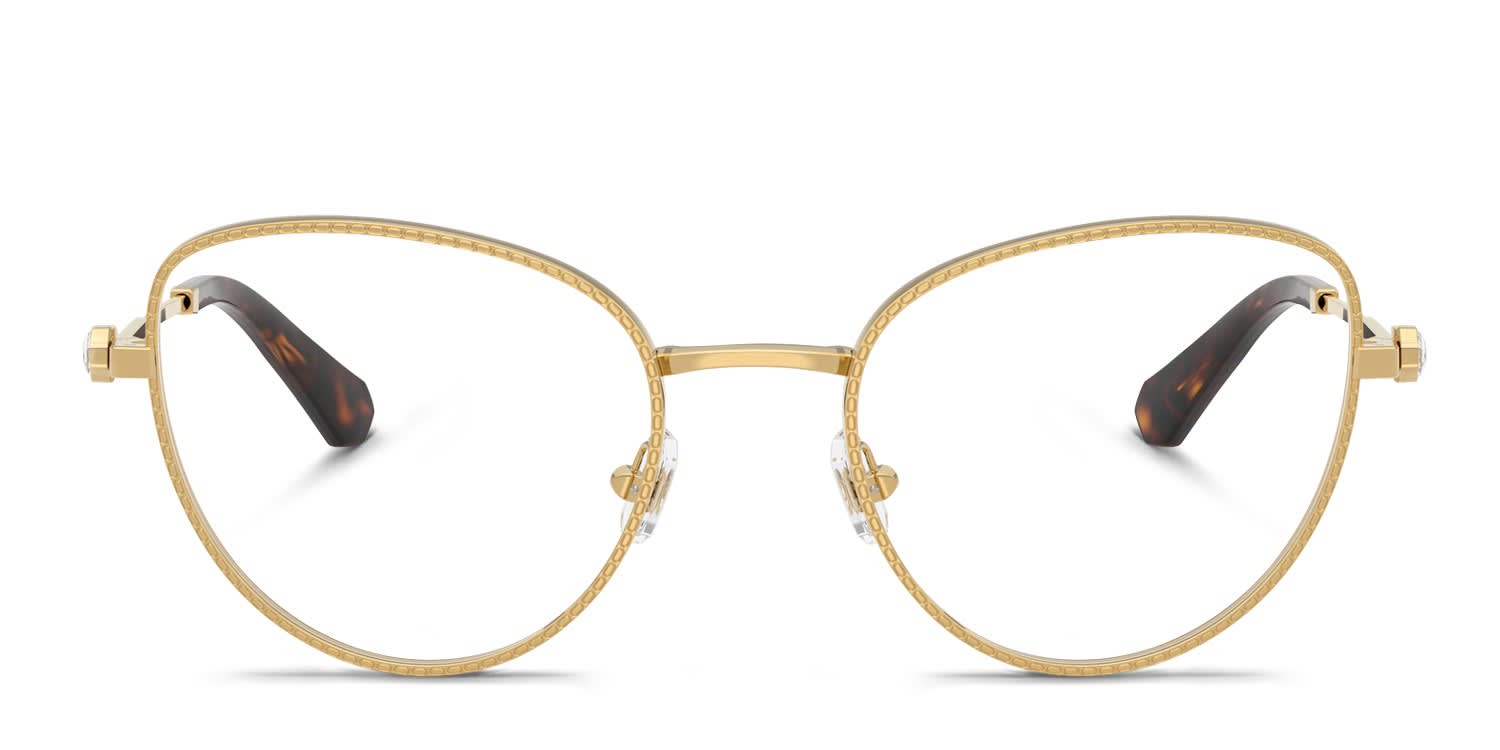 Karen Walker Lisa Gold Eyeglasses | Includes FREE Rx Lenses