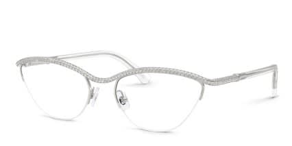 Swarovski SK1026 Silver glasses - Silver - Angle View