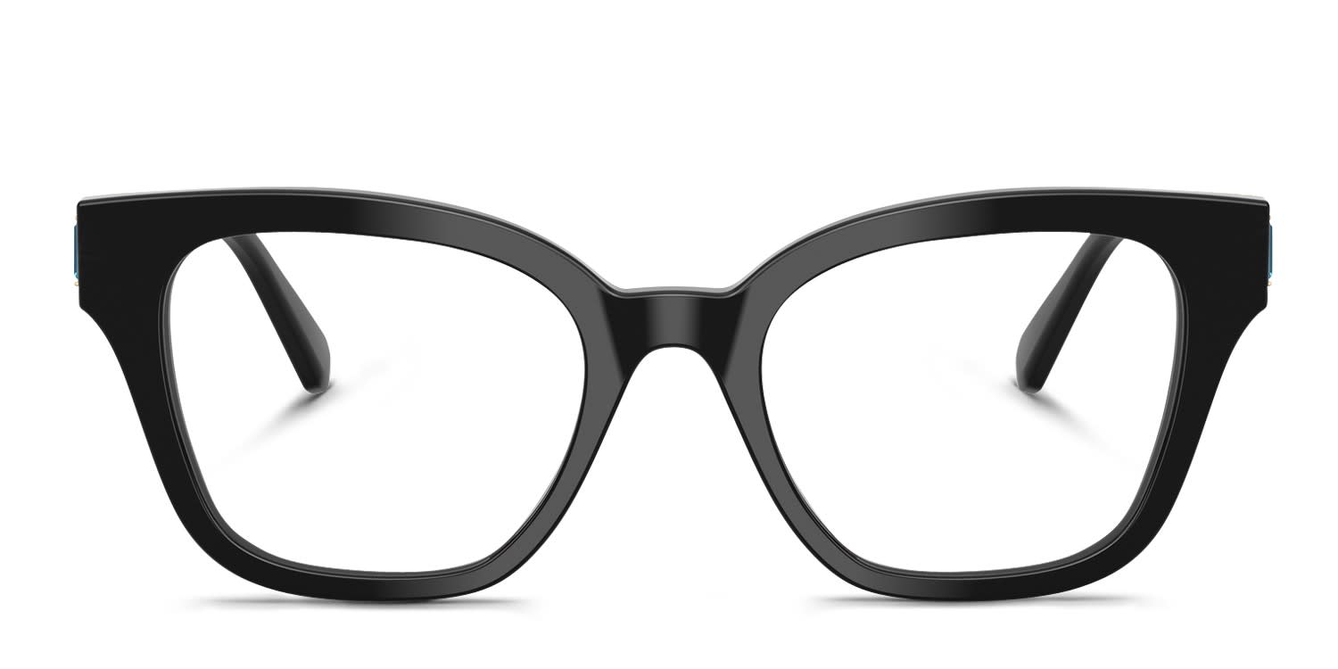 Swarovski SK2048 Black glasses - Black - Frontal View