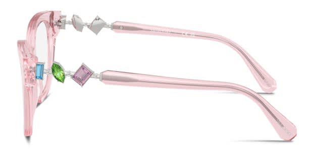 Swarovski SK2048 clear , pink frame