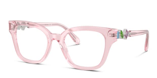 Swarovski SK2048 clear , pink frame