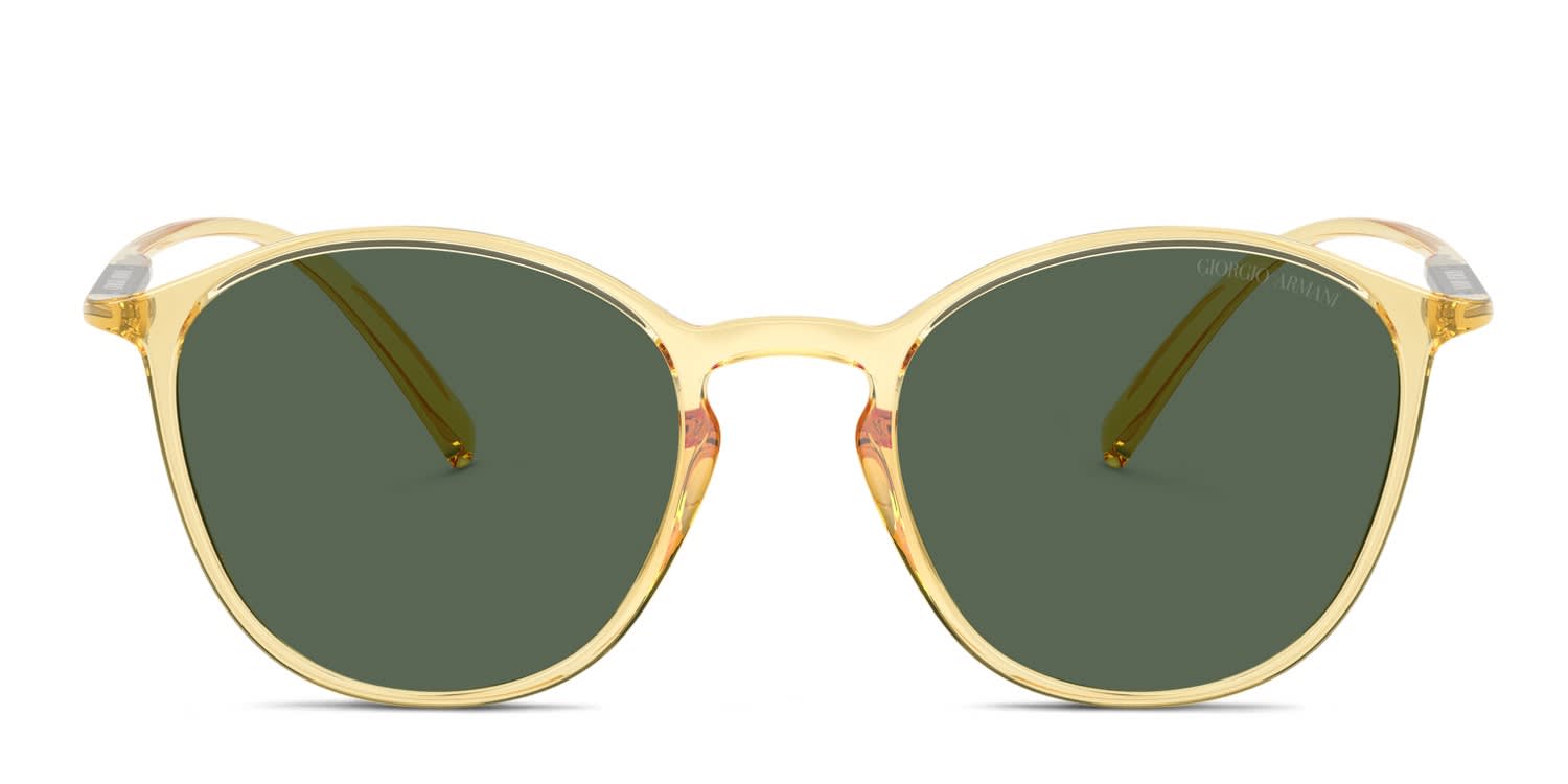 Giorgio Armani AR8233U Yellow glasses - Green - Frontal View