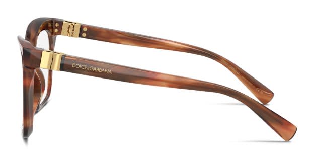 Dolce & Gabbana DG3417 multicolor , brown frame