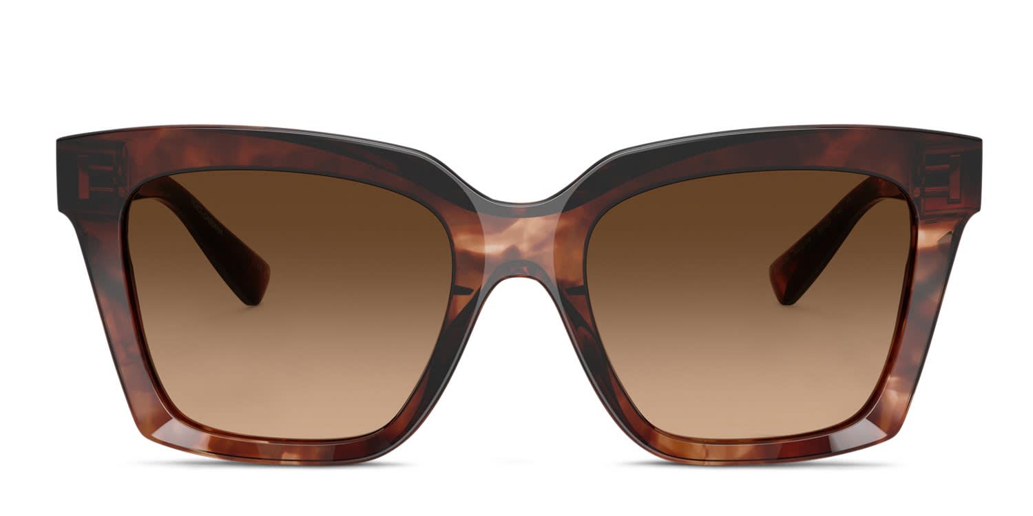 Dolce & Gabbana DG4498 Red, Tortoise, Brown glasses - Brown / Tortoise - Frontal View