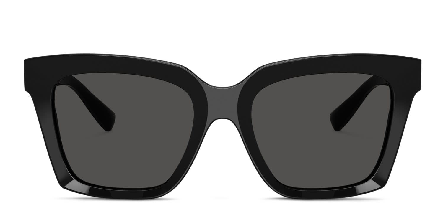 Dolce & Gabbana DG4498 Black, Gray glasses - Black / Gray - Frontal View