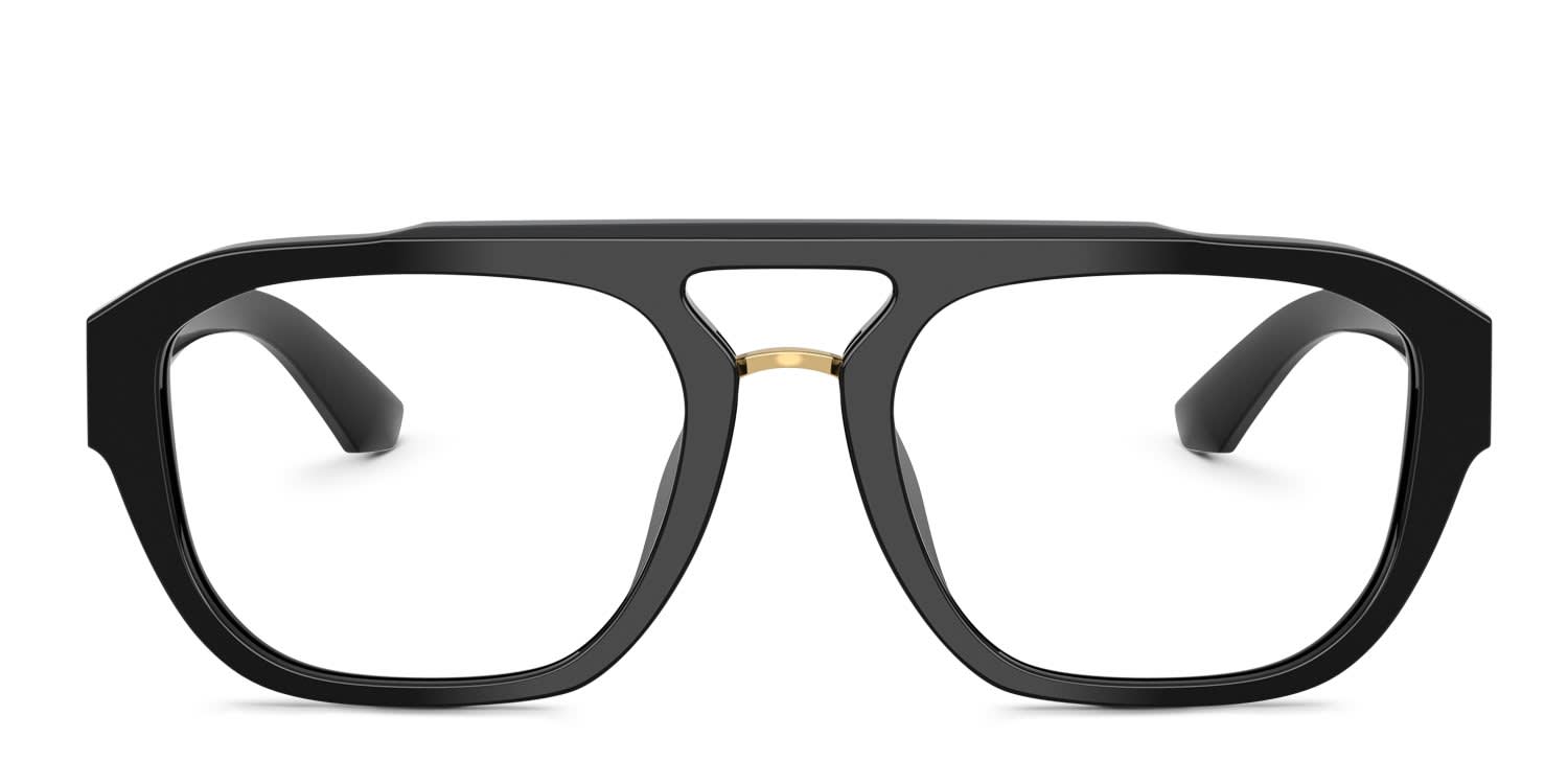 Dolce & Gabbana DG3415 Black glasses - Black - Frontal View