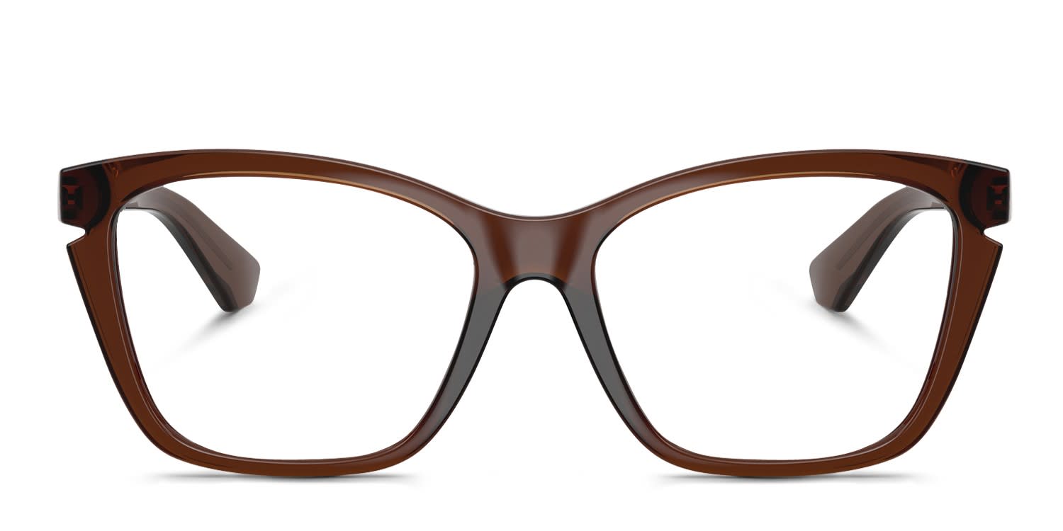 Burberry BE2427U Brown glasses - Brown - Frontal View