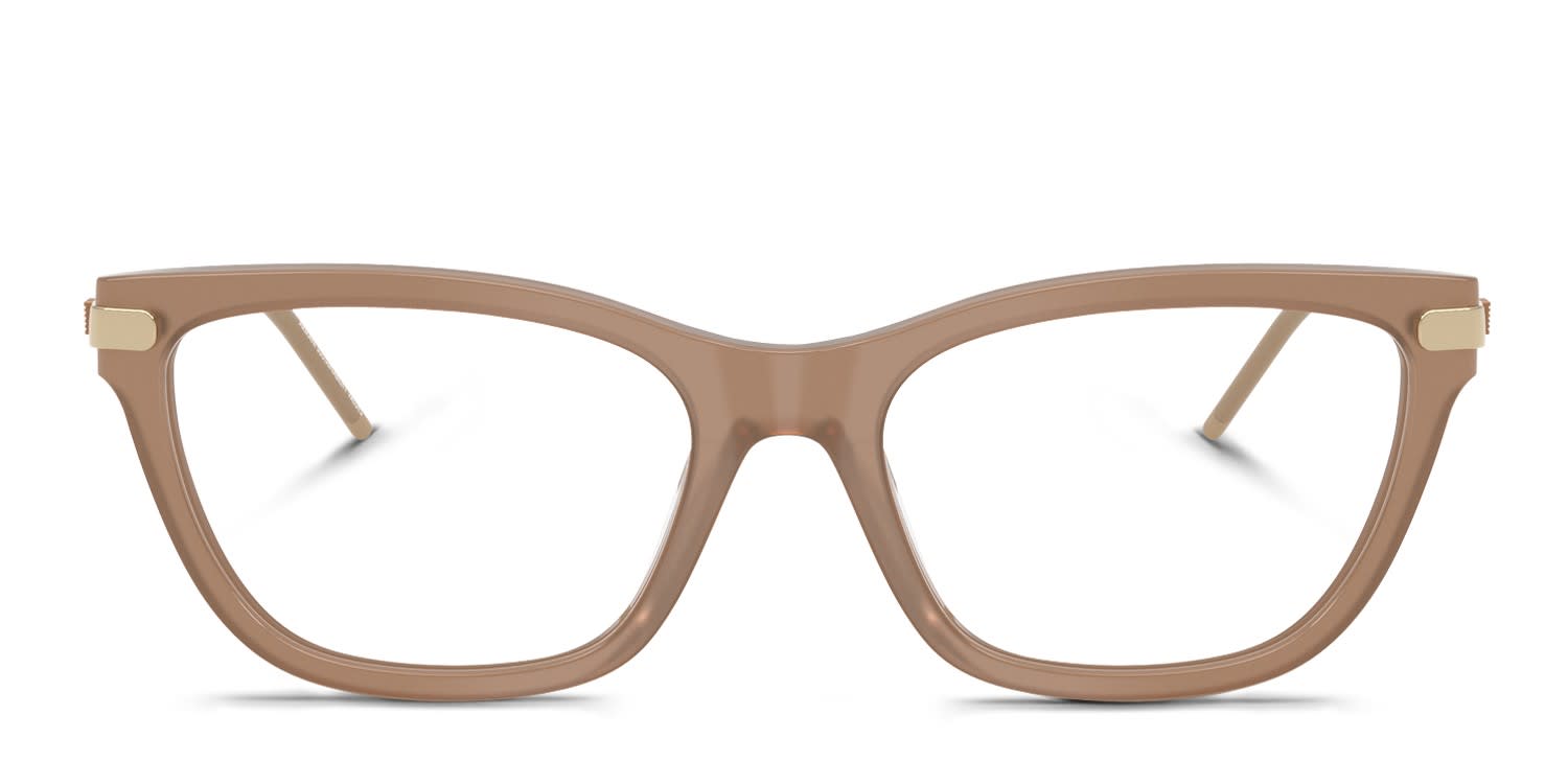 Hailey x Vogue VO5446 Brown Eyeglasses | Includes FREE Rx Lenses