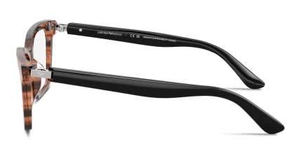 Emporio Armani EA3261U Multicolor, Brown glasses - Multicolor / Brown - Side View